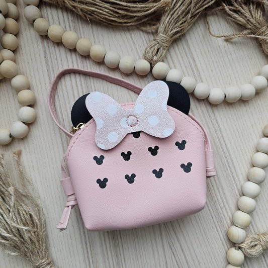 Girls Mouse Mini Bag pink