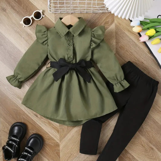 2pcs Dress + Leggings