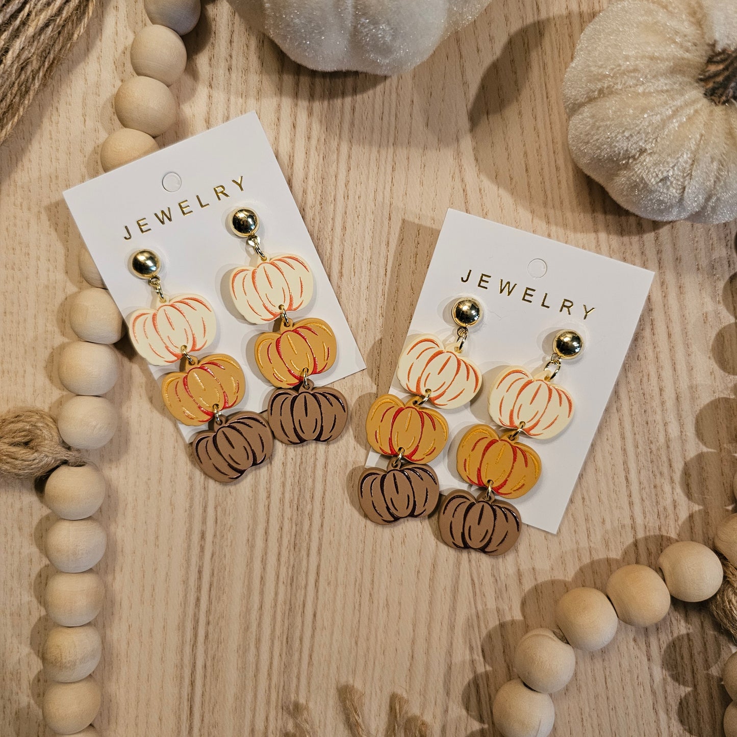 Pumpkin Earrings