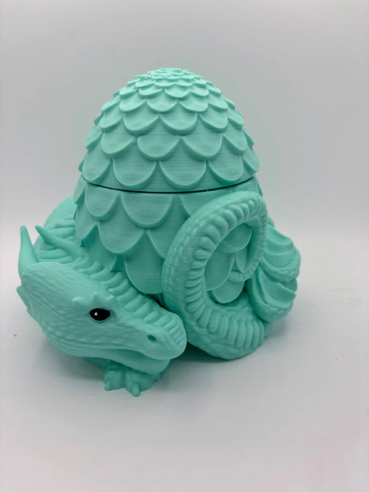 Dragon with Egg Container