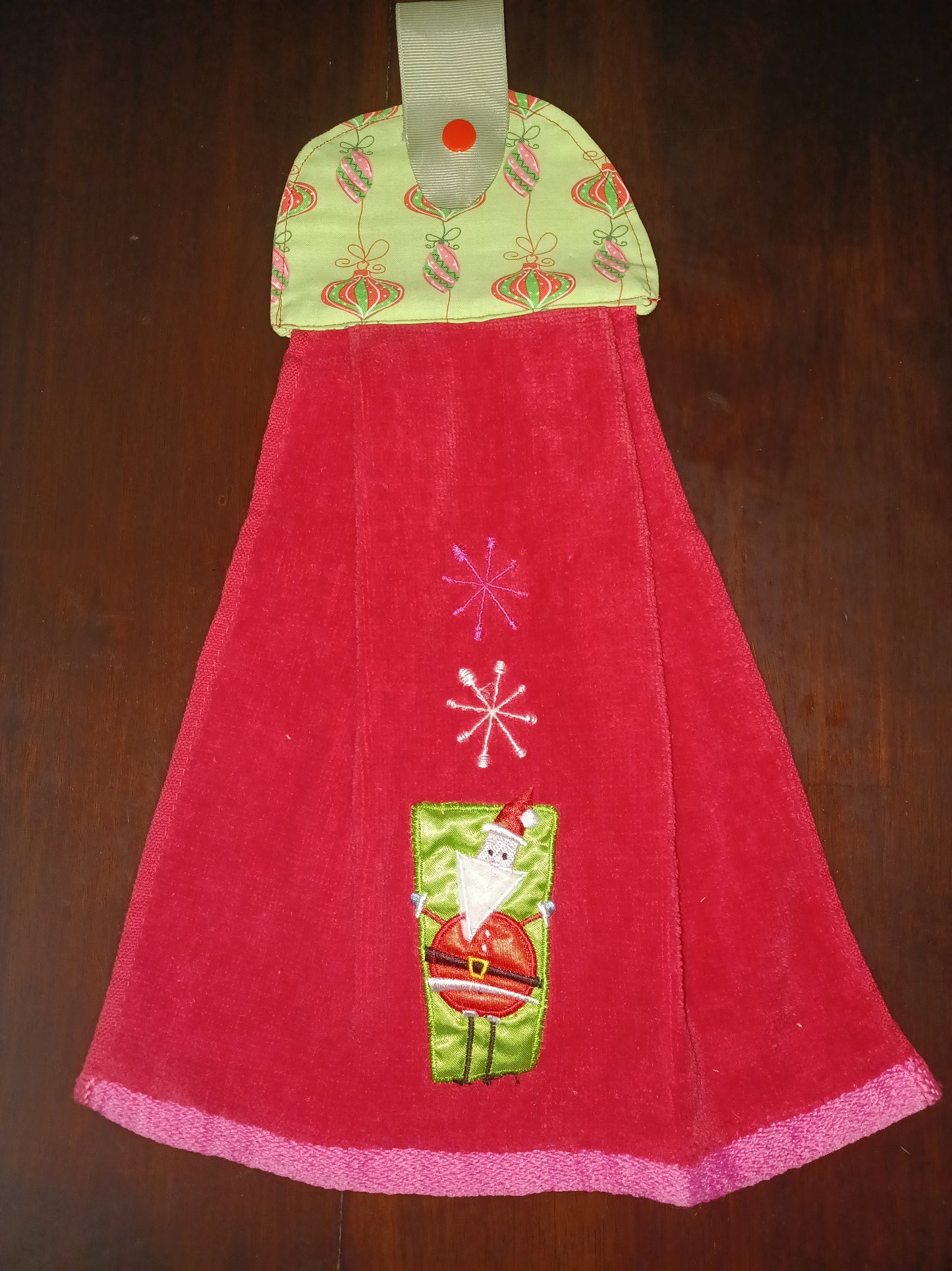 Small hanging kitchen towel