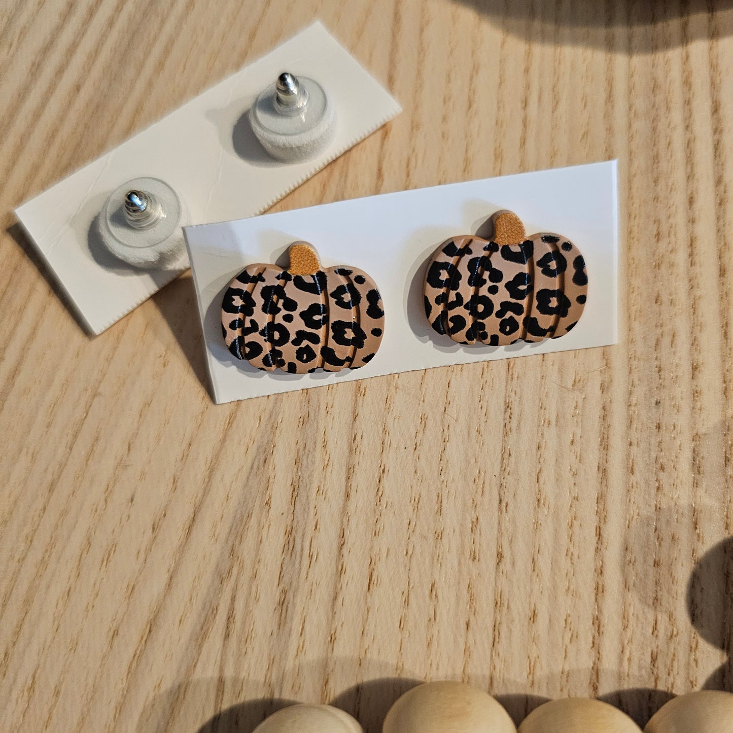 Pumpkin Earring Studs