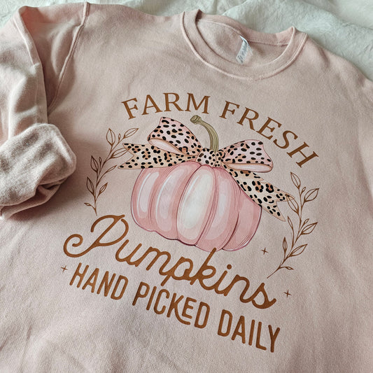 Crewneck Farm Fresh Pumpkin