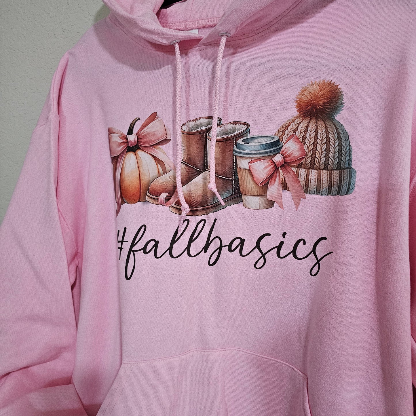 Hoodie Pink Fallbasics