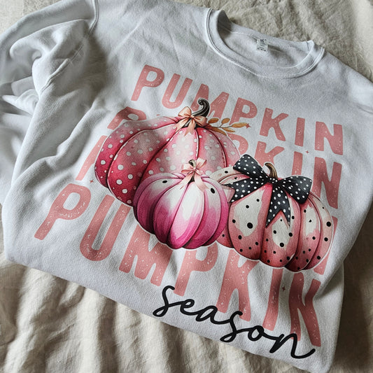 Crewneck Pink Pumpkins