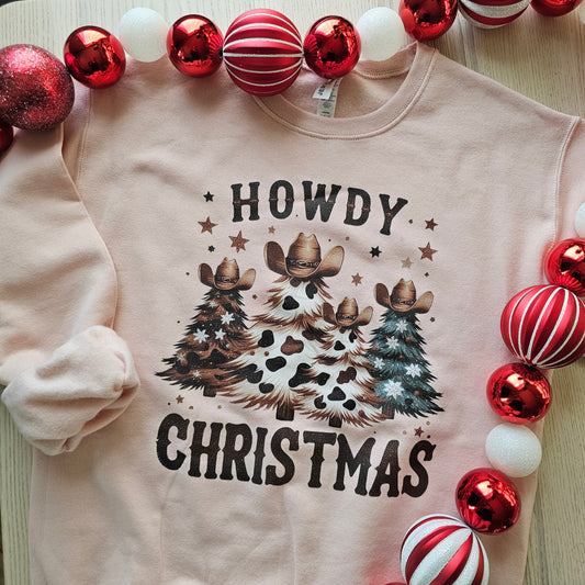 Crewneck Western Christmas