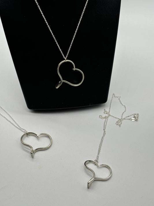 Fork Tine Heart Pendant