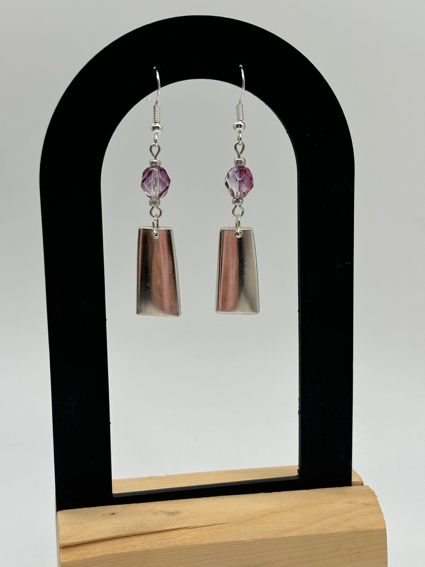 Handle Earrings w/bling