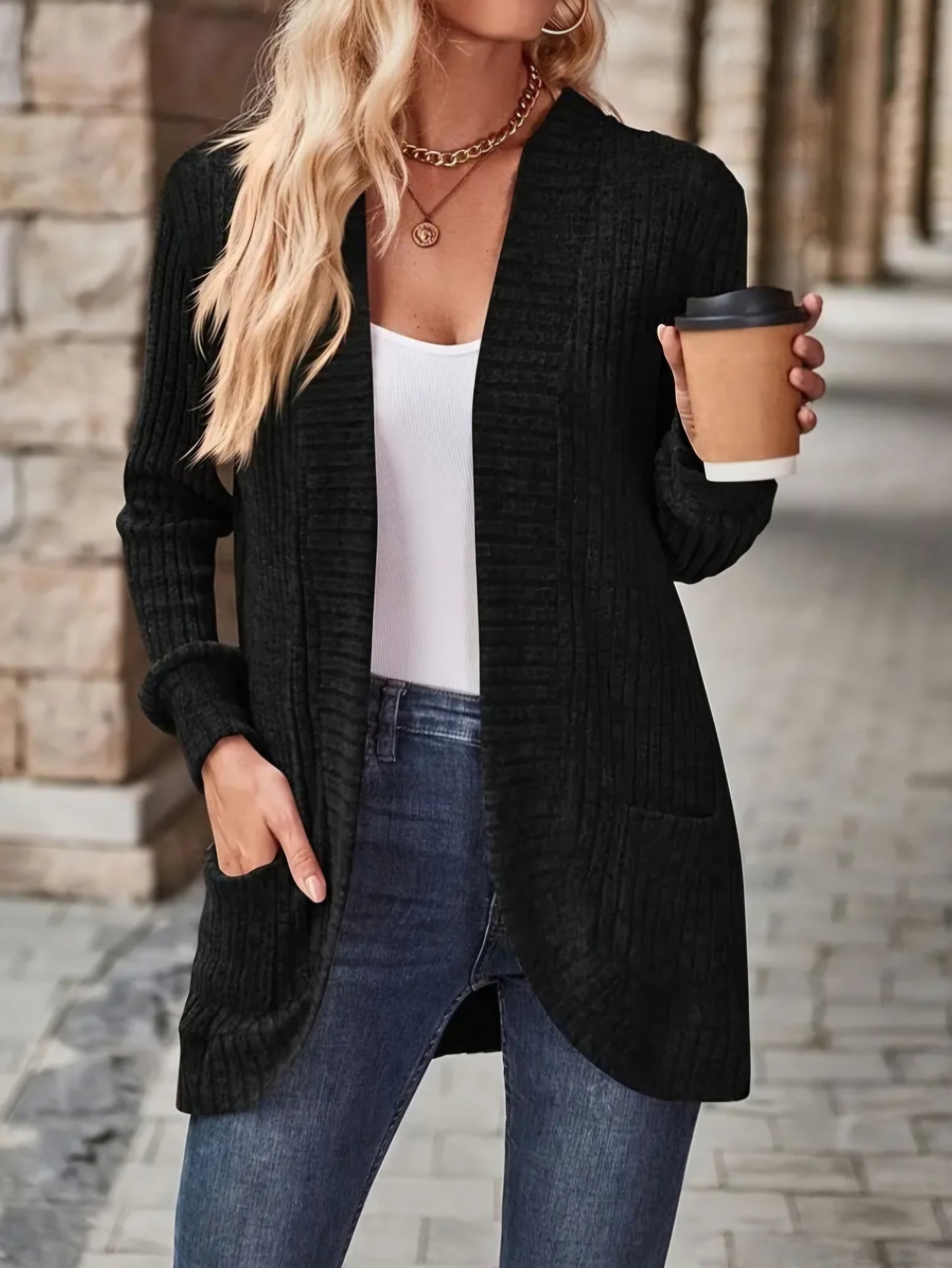 Soft Cardigan with Pockets