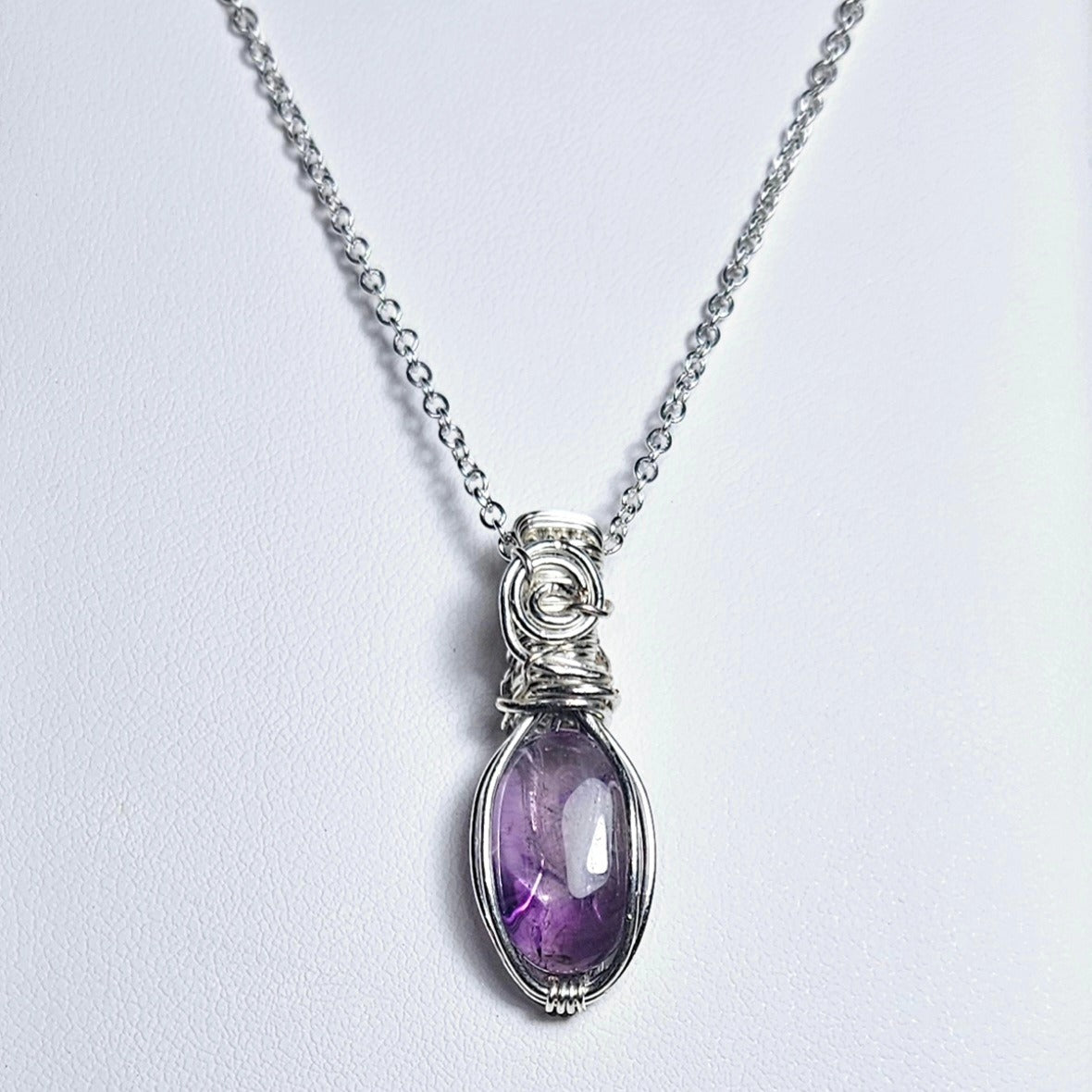 Amethyst Charm Necklace