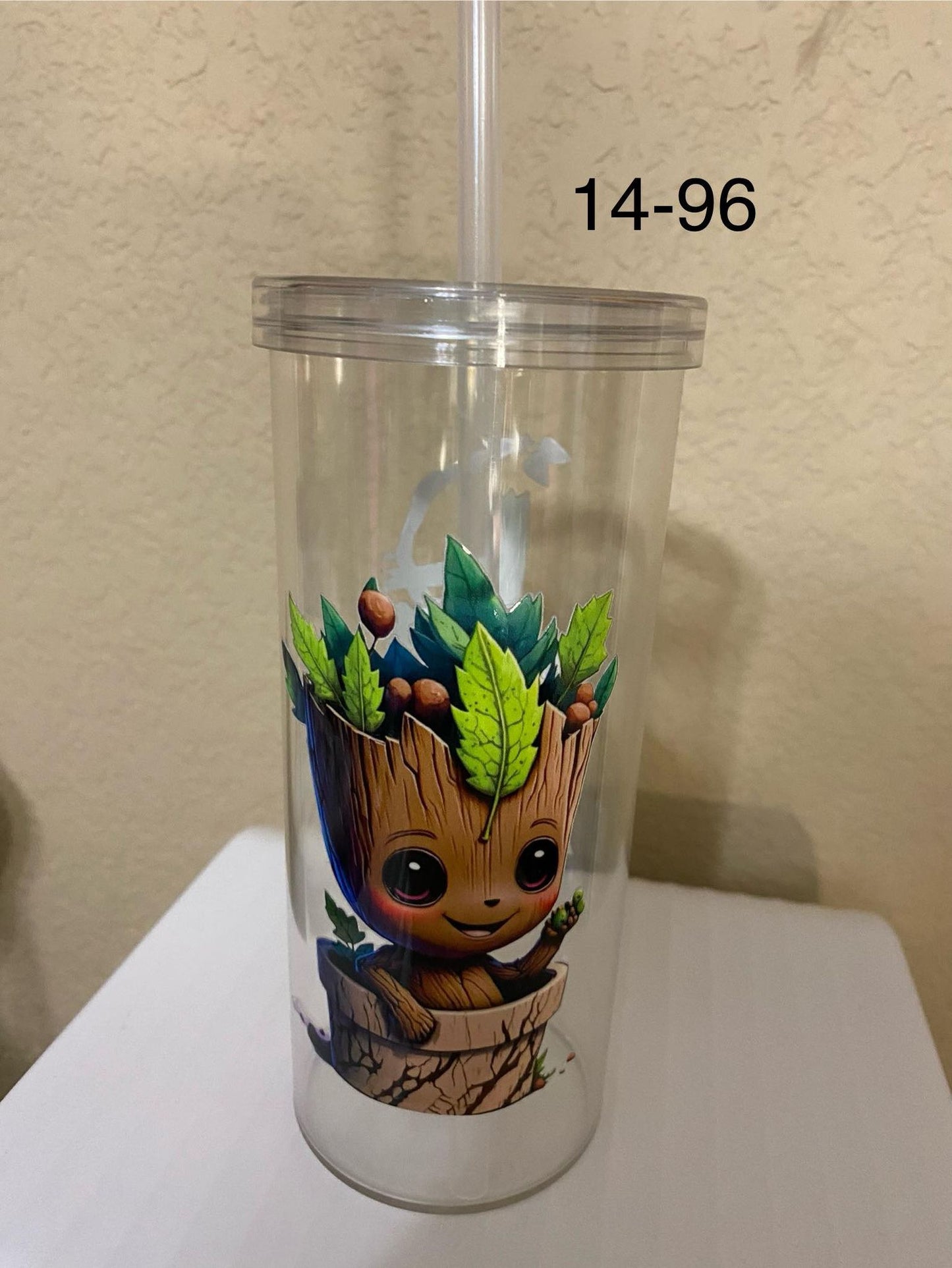 acrylic skinny tumbler