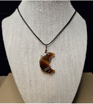 Amber Moon Pendant