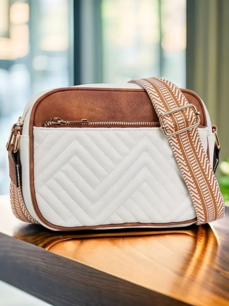 Crossbody Bag Leather Quilted