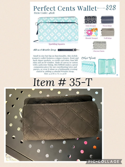 Quilted Plaid - Perfect Cent Wallet