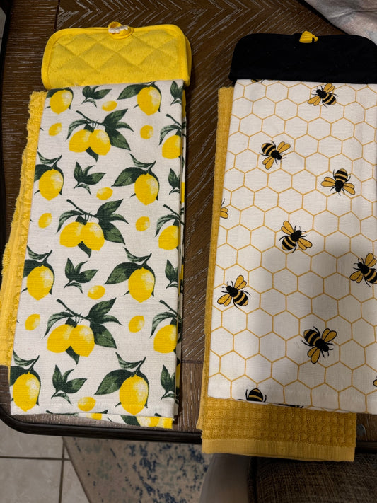 Dish towel Set- Lemons