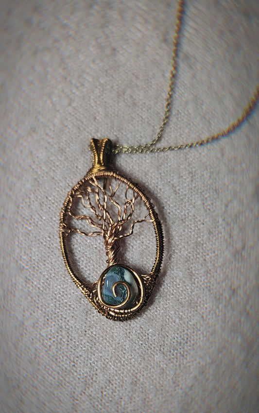 Jasper Tree Of Life Pendant