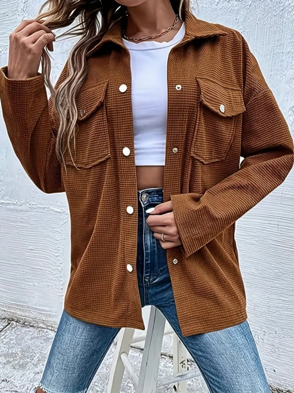 Solid Waffle Jacket