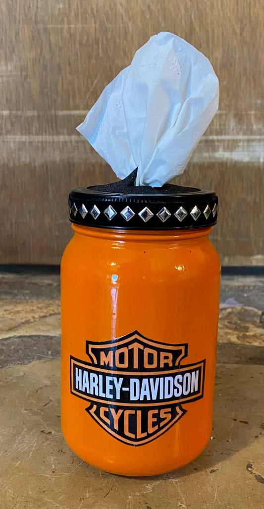 Harley D Tissue Jar