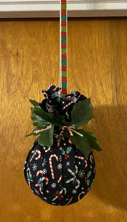 candycane hanging ornament