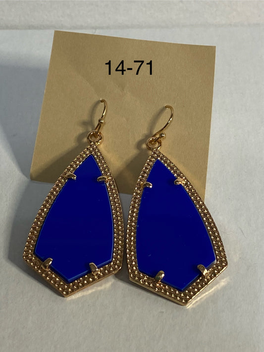 royal blue earrings