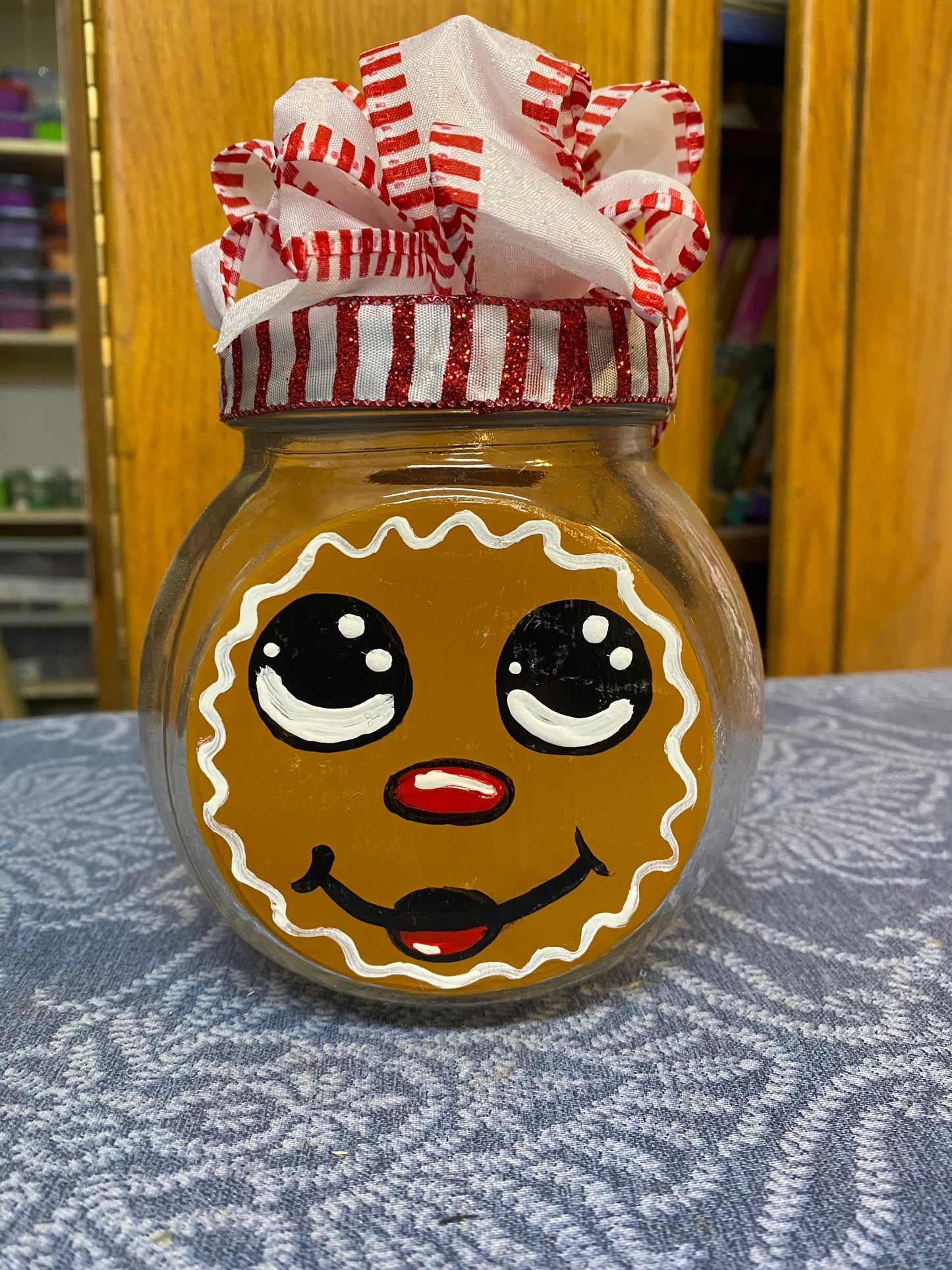 Gingerbread candy jar