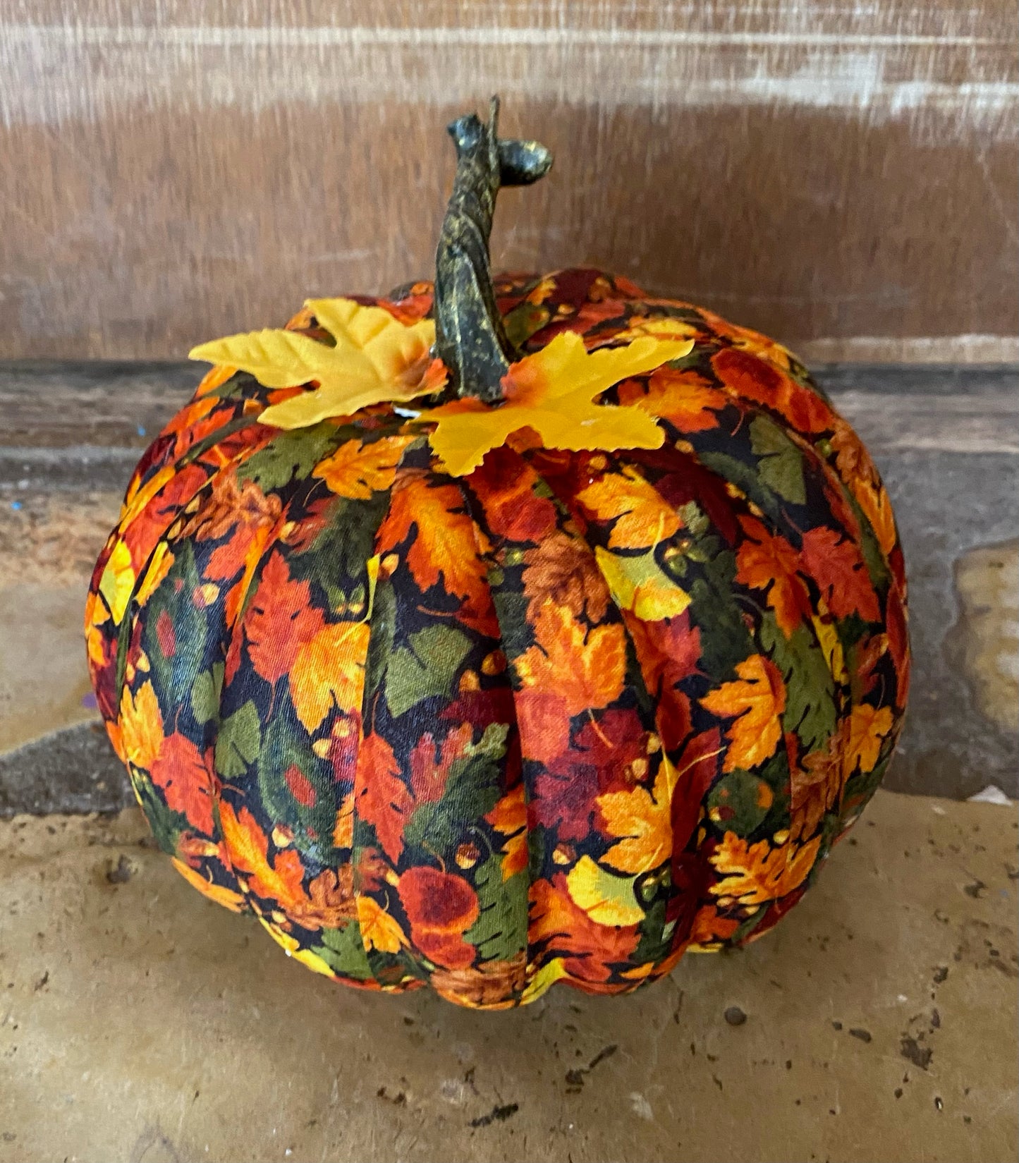 Leaves fabric Pumpkin