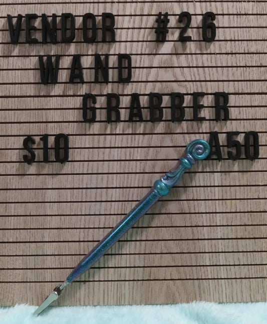 Grabber resin turquoise wand