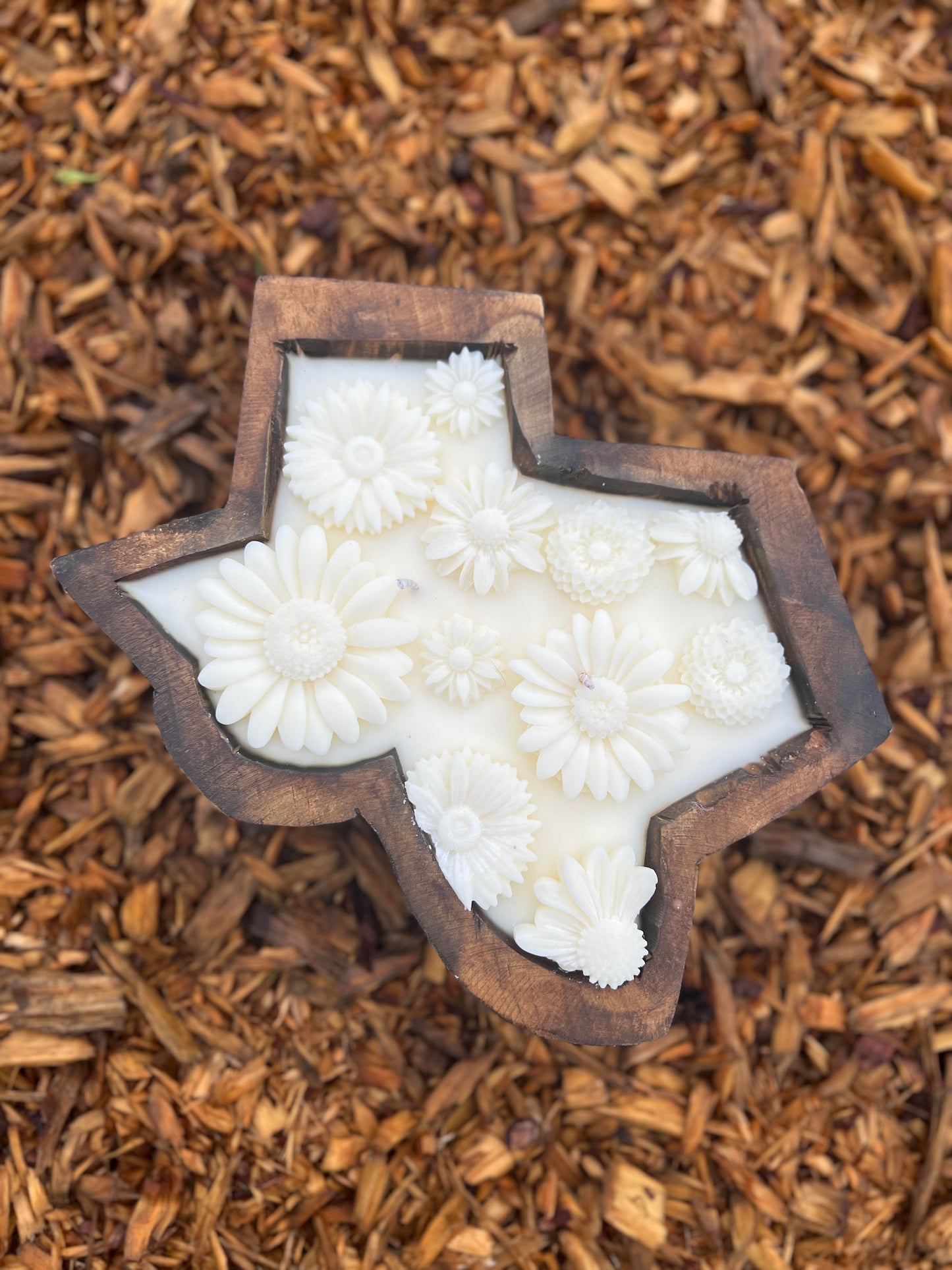 Texas flower Candle