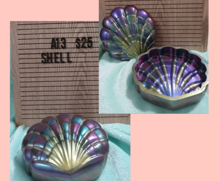 Resin Seashell Trinket Dish