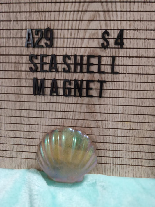 Resin Seashell Magnet