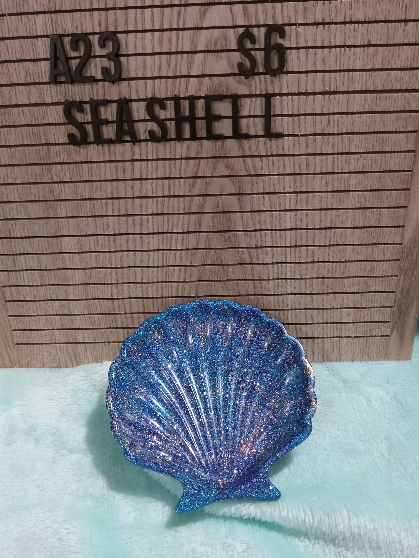 Resin Seashell Soap Dish