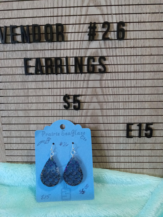 Mermaid Scale Earrings